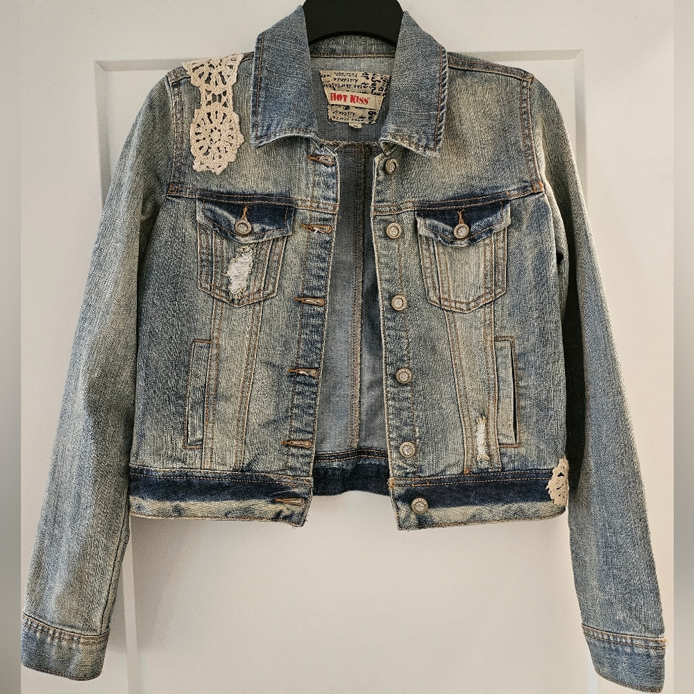 Distressed Jean Jacket